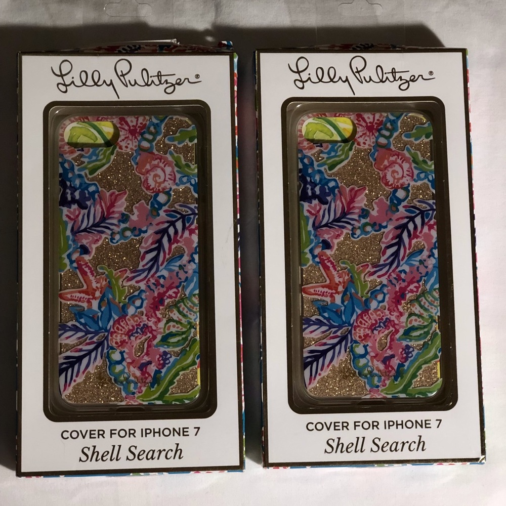 🍃🌸 Lilly Pulitzer Glitter iphone 7 case 🌸🍃 - Picture 7 of 8